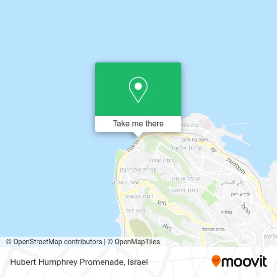 Hubert Humphrey Promenade map