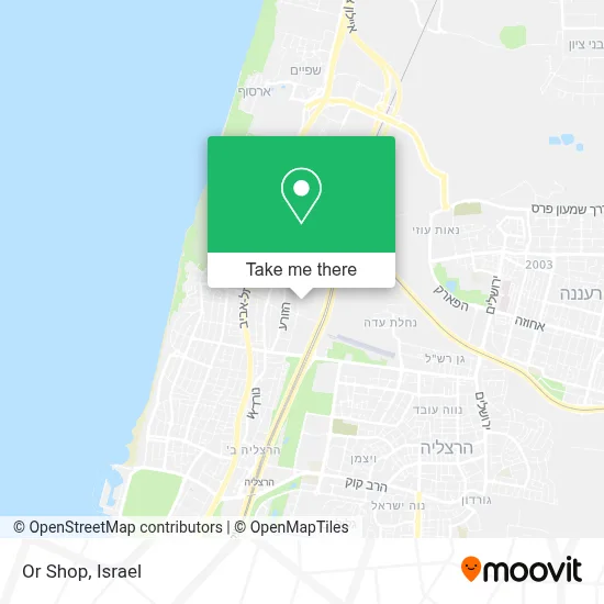 Or Shop map