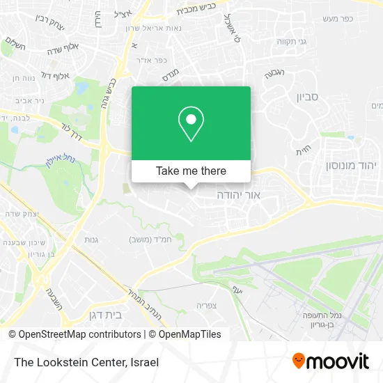 The Lookstein Center map