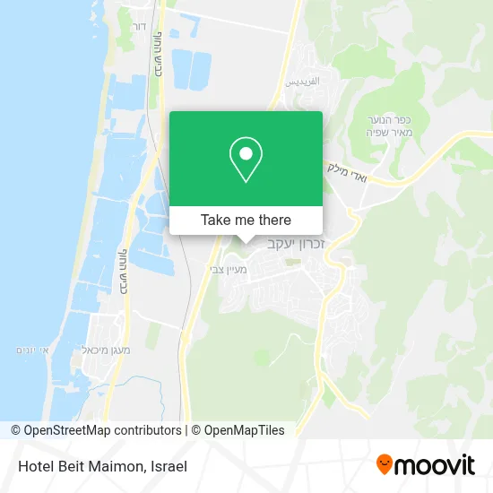 Hotel Beit Maimon map