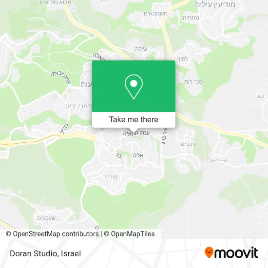 Doran Studio map