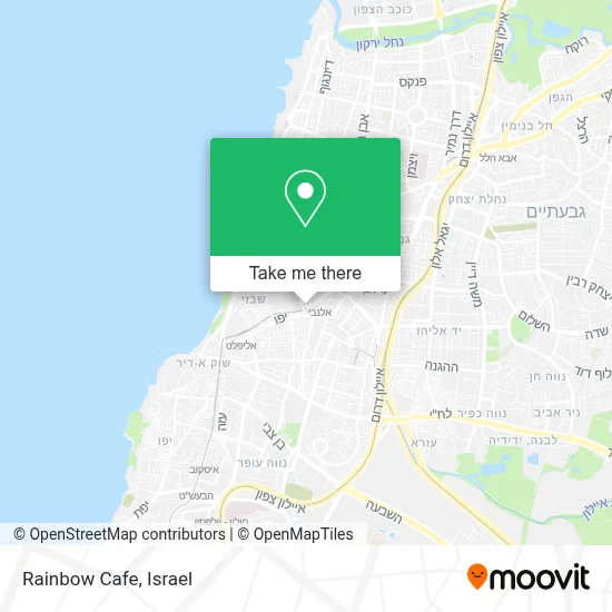 Rainbow Cafe map