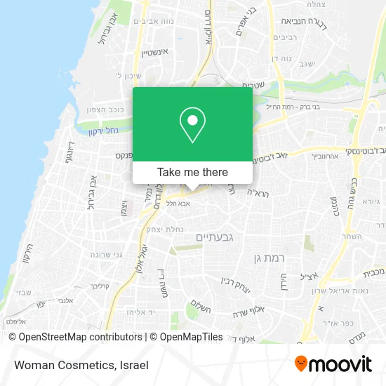 Woman Cosmetics map