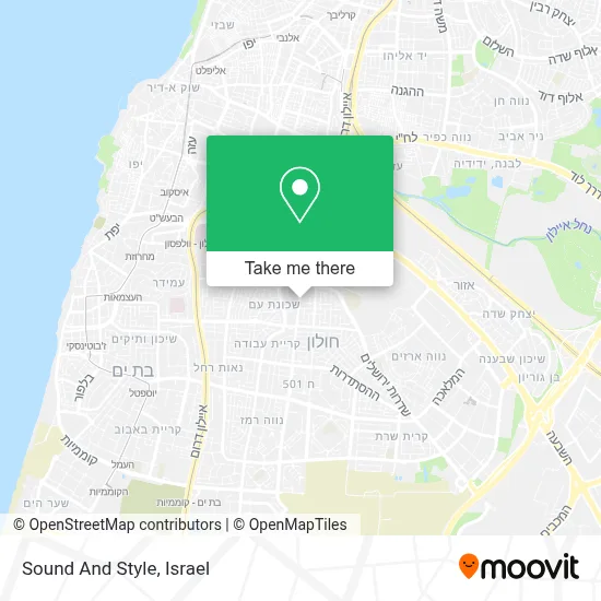 Sound And Style map