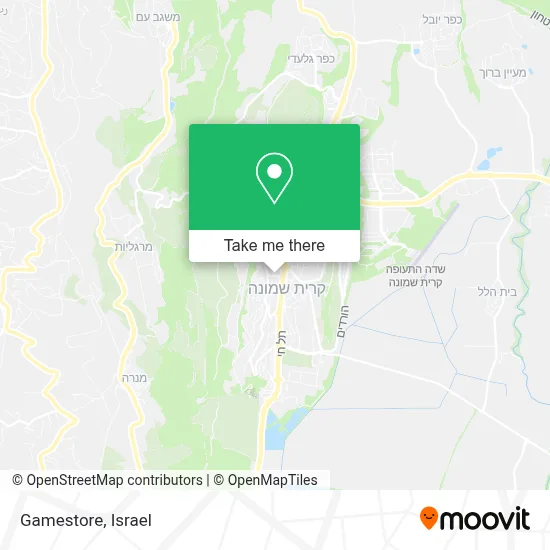 Gamestore map
