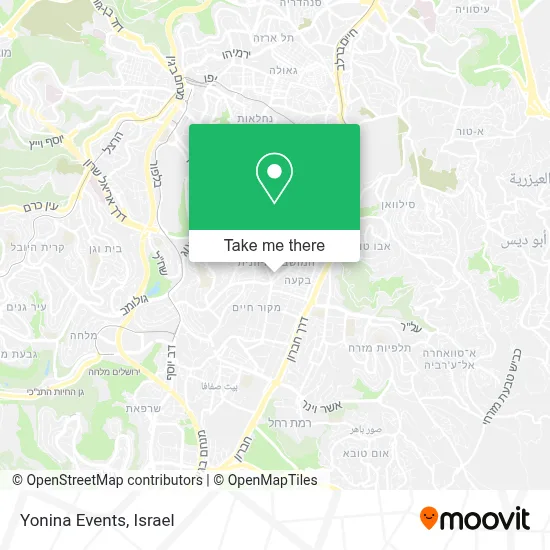 Yonina Events map
