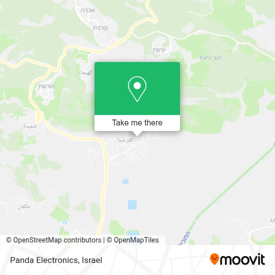 Panda Electronics map