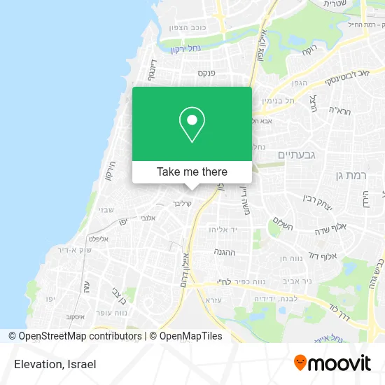 Elevation map