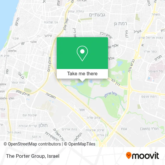 The Porter Group map