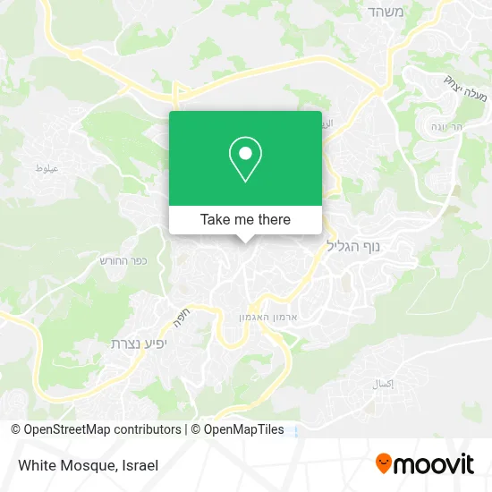 White Mosque map