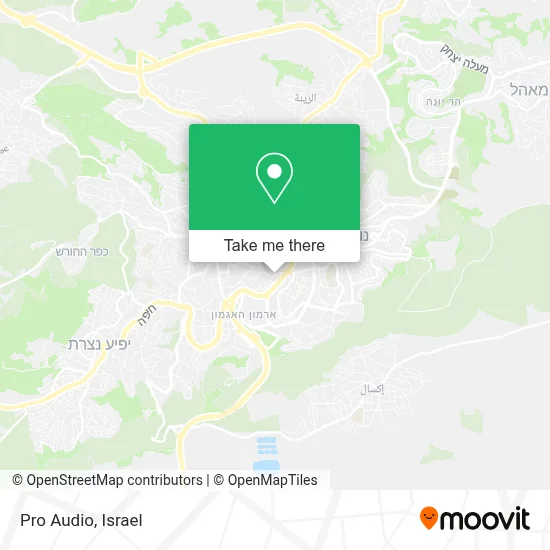 Pro Audio map