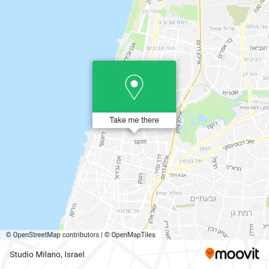 Studio Milano map