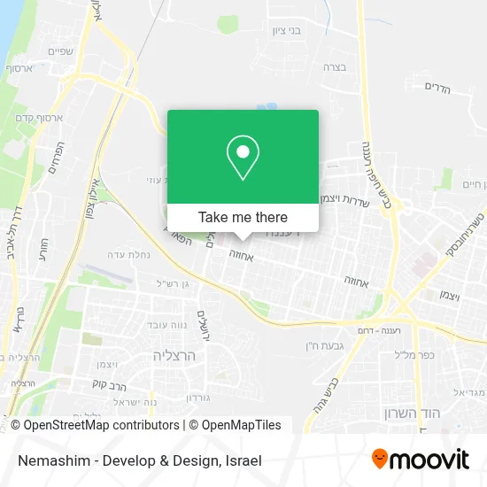 Nemashim - Develop & Design map
