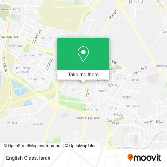 English Class map