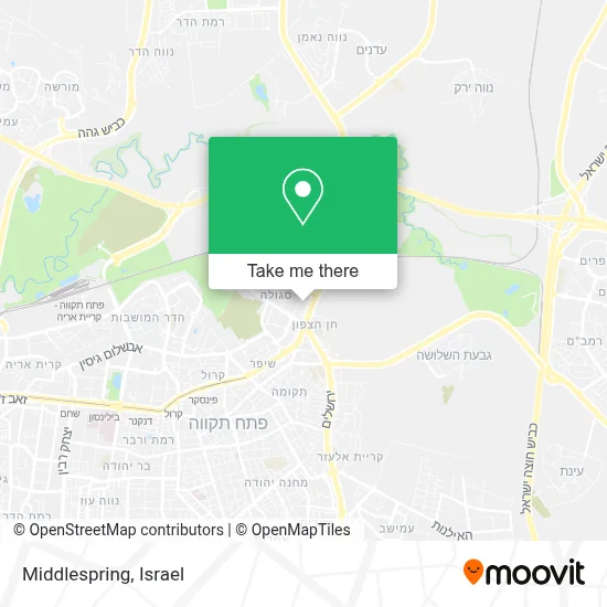 Middlespring map
