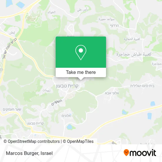 Marcos Burger map