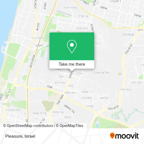 Pleasure map