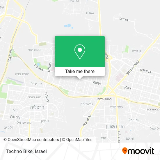 Techno Bike map