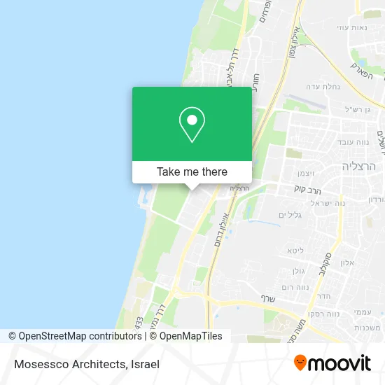 Mosessco Architects map
