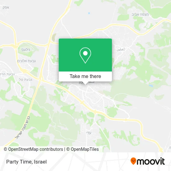 Party Time map