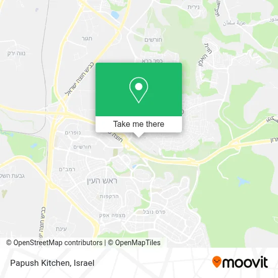 Papush Kitchen map