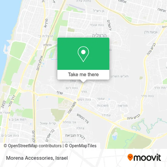 Morena Accessories map