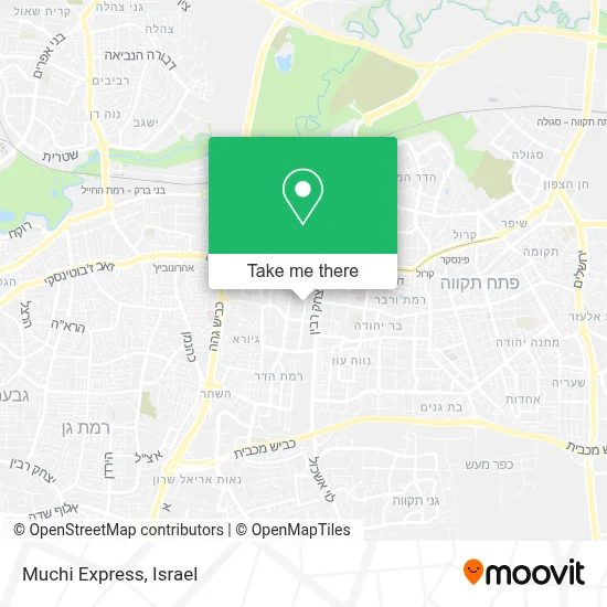 Muchi Express map