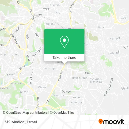 M2 Medical map