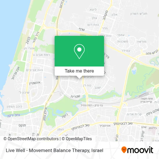 Live Well - Movement Balance Therapy map