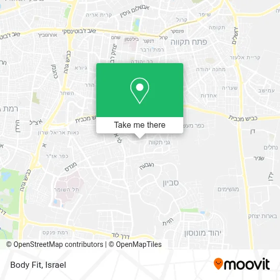 Body Fit map