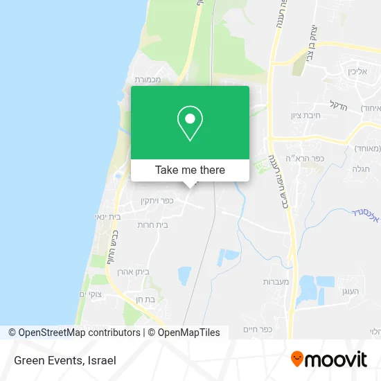 Green Events map