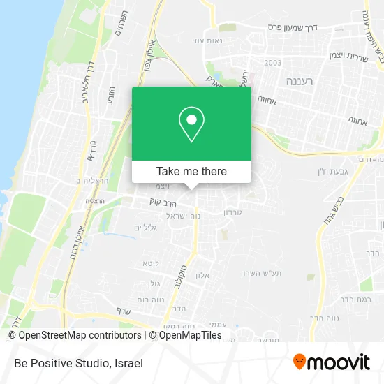 Be Positive Studio map
