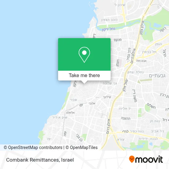 Combank Remittances map