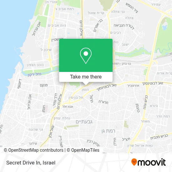 Secret Drive In map