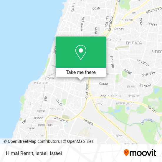 Himal Remit, Israel map