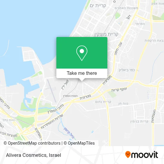 Alivera Cosmetics map