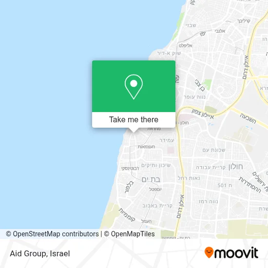Aid Group map