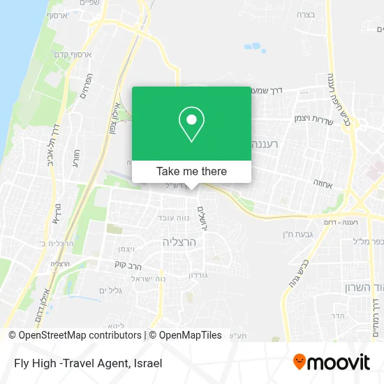Fly High -Travel Agent map