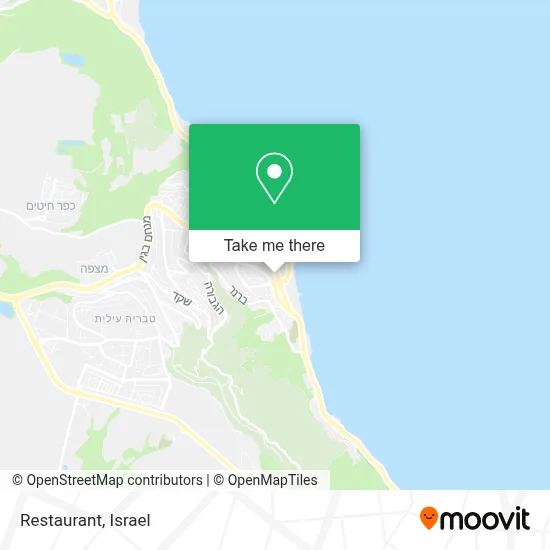 Restaurant map