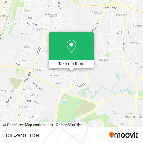 Tcs Events map