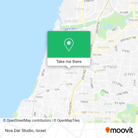 Noa Dar Studio map
