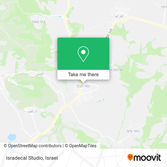 Isradecal Studio map
