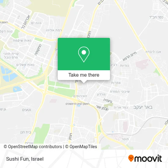 Sushi Fun map