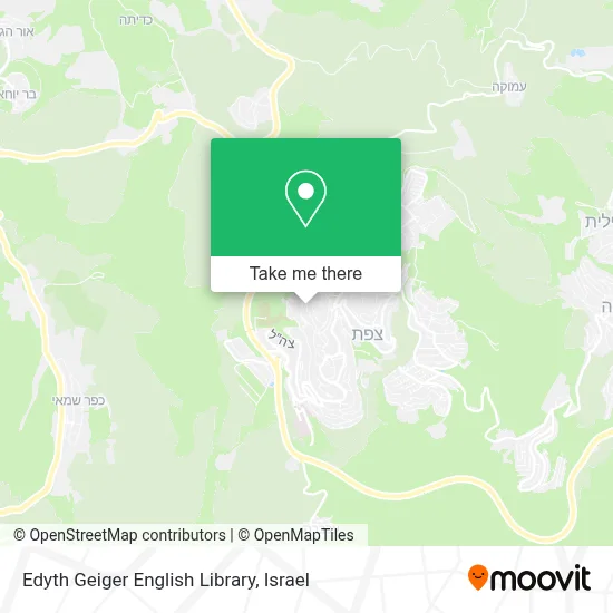 Edyth Geiger English Library map