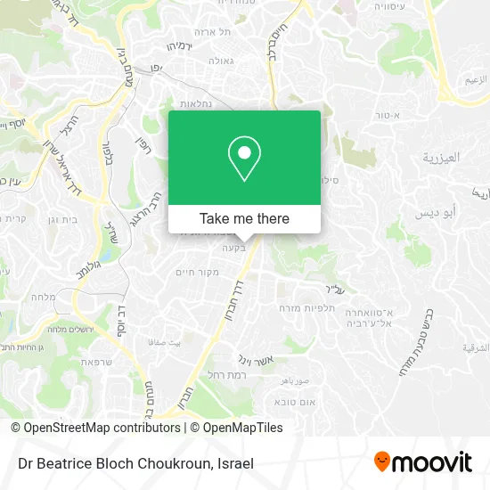 Dr Beatrice Bloch Choukroun map