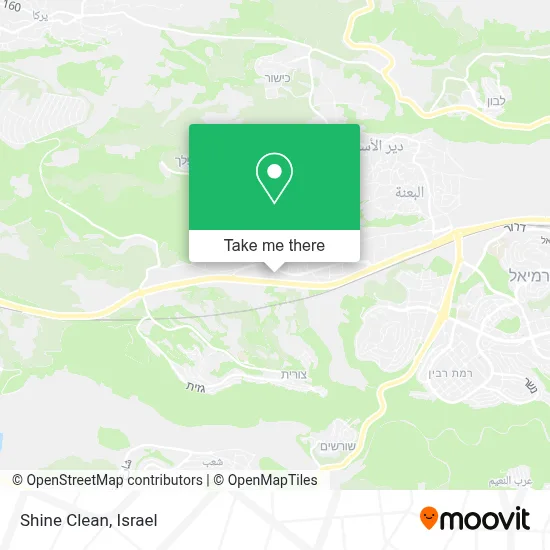 Shine Clean map