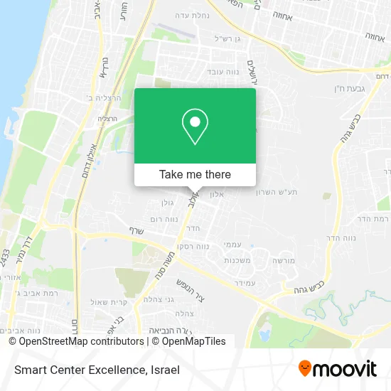 Smart Center Excellence map