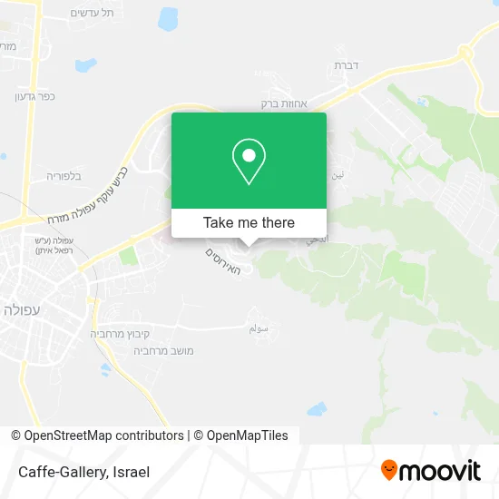 Caffe-Gallery map