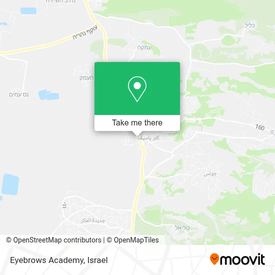 Eyebrows Academy map