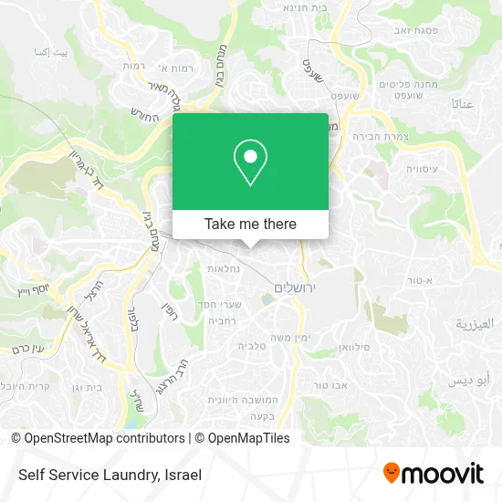 Self Service Laundry map